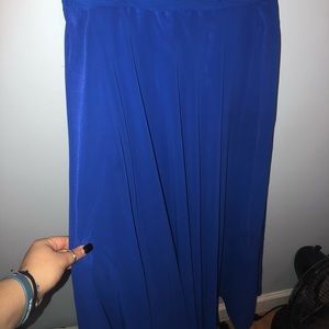 Royal blue prom dress